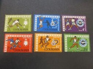 【雲品五】庫克群島Cook Islands 1967 Sc 175-8,C10-11 set MH 