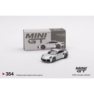 [ Box Version ] 1/64 Mini GT 354 Porsche 911 Turbo S GT Silver Metallic