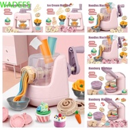 WADEES Simulation Kitchen Ice Cream|Cooking Toys Mini Colourful Clay Pasta|Kitchenware DIY Noodles Safe Children