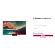 LG (2023) 86QNED86SRA QNED86 86 inch 4K Smart TV Quantum Dot NanoCell