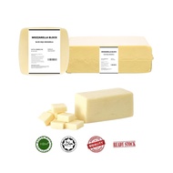 MOZZARELLA CHEESE BLOCK 1KG/2KG/2.4KG / Processed Cheese / Halal / Blok Keju Mozarela Olahan