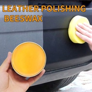 138g/4.87oz Leather Seat Polishing Beeswax, Enhances Gloss Of Leather Seats & Sofas, Maintains & Res