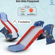 Slide Playground Children Slide Home Playground Cute Dino Design 105CM Long Slider Papan Gelongsor