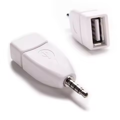 USB Female to DC3.5 Audio Converter AUX Car Audio Adapter USB Audio Adapter