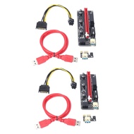 VER 009S PCIE Riser 1X to 16X Graphics Extension Card for GPU Mining Riser Card Extender , PCI Express Adapter, 12-Pack