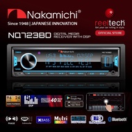 Nakamichi NQ723BD - DSP USB FM Radio Bluetooth Aux-In Time Alignment | Car Single Din Player | Car player | Player Kereta