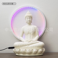 LED Buddhist Niche Background Light Light Circle Behind God Table Light Circle Atmosphere Light Pick