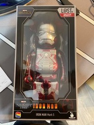 Bearbrick Be@rbrick 一番賞Iron Man 一番賞尾賞 mark 5（ Last 賞 ）
