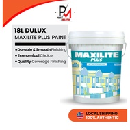 DULUX Maxilite Plus 18 Liter Matt Finish For Interior Walls Chalky Based Celling Wall Paint Cat Kapur Siling Dinding 白漆