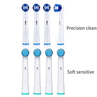 8 PCS Replacement Brush Heads for Oral b Electric Toothbrush Precision Clean