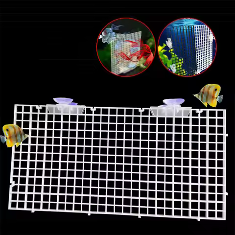 Fish Tank Isolation Plate Upper Cover Net Bottom Filter Grid Bracket Detachable Spliceable Bottom Fi