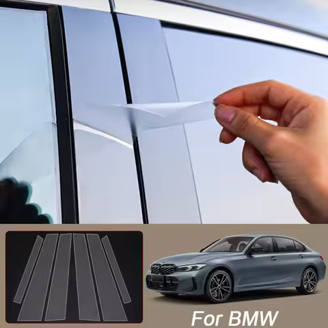 B Pillars TPU Car Protective Film For BMW 2 3 4 5 6 7 SERIES GT I4 I5 I7 SEDAN GRAN COUPE Auto Body 