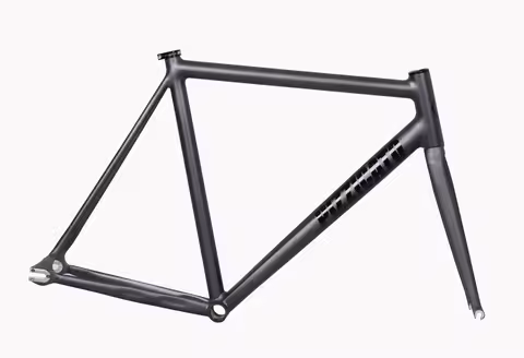 PIZZ T1 Frame,Gray Black,Fixed Gear Bicycle Frameset
