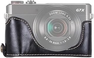 Pantaohuaes Camera Bag 1/4 inch Thread PU Leather Camera Half Case Base for Canon G7 X Mark II Case