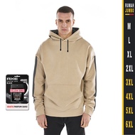 Oversized CREAM HOODIE Jacket XXL - 6XL Men's and Women's SWEATER BIG SIZE