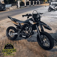 decal wr hitam doff custom