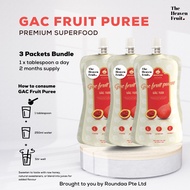 The Heaven Fruit - GAC Fruit Puree Bundle - Original Unflavoured x 3