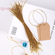 [UtilizingS] 100pcs 20cm Gold Silver Rope Fiber Threads Gift Packaging String Christmas Ball Hanging Rope DIY Tag Line Label Lanyard new