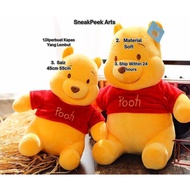 45 cm 55cm Winnie The Pooh Cute Plush Toys Plushie Comel utk Kanak-kanak hadiah