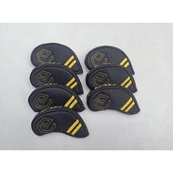🇲🇾 Epon Premium Magnetic Golf Iron Headcover (Black & Yellow)