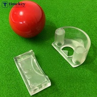 TIMEKEY 1Set Snooker Cue Ball Locator Semi-Transparency Plastic English and American Pool Positionin