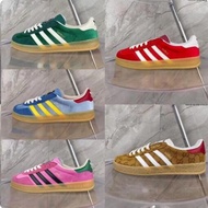 6 colors Adidas originals X gucci gazelle Joint Tennis shoes Casual shoes Green Red gray White