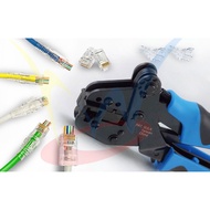 [Hanwei No. 2 Store] HT-T3A Network Crimping Pliers 6305T Penetrating Connector 2A Sheath Combinatio