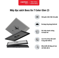 Máy đọc sách Boox Go 7 Color (Gen 2) Black Chính hãng