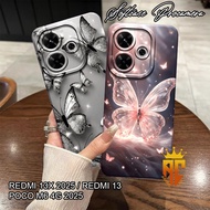 Case Xiaomi Redmi 13x - Redmi 13 - Redmi M6 butterfly Motifpoco - Case hp - Redmi Case [CD15]