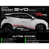 Byd Ato 1 Electric Car Door Sticker Ev Sticker Premium