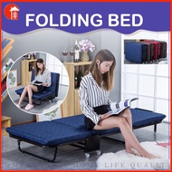 Japanese Foldable Bed Folding Single Bed / Folding Double Bed Office Siesta Bed Home Sofa Bed Multifunctional Sponge Bed