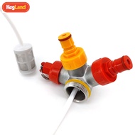 KegLand Mini Keg Low Profile Ball Lock Tapping Head 3 Way Intake and Outlet Wine Cap Kit Homebrew
