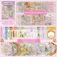 CozyCornerR 20in1 thu nhỏ phong cảnh Sticker Bộ sưu tập giải nén phim hoạt hình 3D phong cảnh Sticke