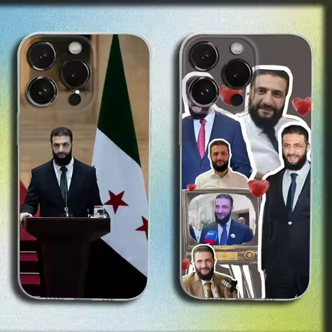 A-Ahmed al-Sharaa Syrian Flag Phone Case For iPhone 16,15,14,13,12,11 Plus,Pro,Max,XR,XS,Plus,SE,Min
