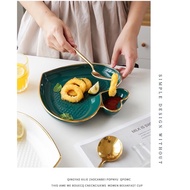 Piring love Peach shaped Dumpling plate / Piring dumpling / Piring snacks PIRING BENTUK LOVE BENTUK
