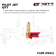 Pilot Jet Spuyer QTT F1ZR FIZR 125Z Satria 2T RGR Nova Dash Ninja RR Tzm Scorpio Byson Bajaj PZ21
