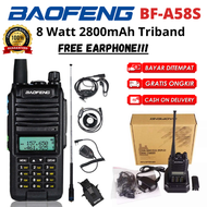 bergaransi Baofeng BF-A58S Waterproof Tri-Band WalkieTalkie 10W  walkie talkie jarak jauh 20km walki