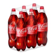 Coca Cola โค้ก น้ำอัดลม รสชาติออริจินัล ขนาด 1.6 ลิตร แพ็ค 6 ขวด