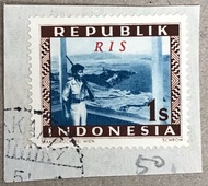 PW674-PERANGKO PRANGKO INDONESIA WINA REPUBLIK 1s ,RIS(M),USED