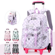 New Hot Sale Children's Backpack School Girl Wheel School Trolley Bag Wheels Kids Travel Luggage Trolley Bags School Backpack With Wheels