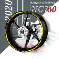 hHONDA NC750 Wheel Rim Sticker Wheel Rim Reflective Waterproof Sticker NC750 Wheel Decoration Protection Sticker Logo De