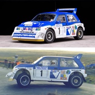1: 18 Sun Star MG Metro 6R4 WRC1986 No. 1 Rally Car Alloy Car Model