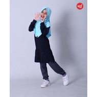 Navy Glitter AT002 Children's T-Shirt Tunic