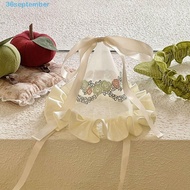 SEPTEMBER Birthday Hat Hairpin, Sequin Bow Birthday Crown, Creative Embroidery Lace Korean Hair Acce