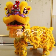 Opening Festival Performance Double Dragon Dance Lion Dance Props Foshan Lion Dance Head Handmade Cr