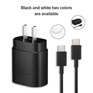 For Samsung Fast Charger 25W Charger Set 1m 2m Fast Charging Cord Type C to Type C Cable USB C Cord