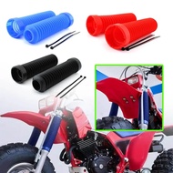 Motorcycle Rubber Front Lower Fork Shocks Cover Suspension Dust Gaiters Boots For Honda ATC 250R 83‑