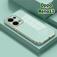 TPU Case With Straight Edge For Oppo Reno14 Pro 14F Reno13 13F Shockproof Reno14F Reno13F Reno14pro