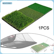 [mojotorw7] Golf Hitting Mat Simulated Grass Mat Portable Home Use Driving Range Mat Swing