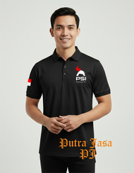 Kaos Polo Partai PSI Logo terbaru Katun Pique Sablon DTF Keren Kekinian